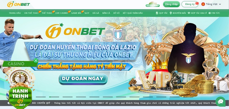 Onbet là nhà cái cá cược có nhiều người chơi nhất